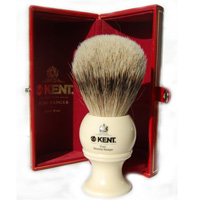 Brocha grande de puro tej�n blanco de Kent