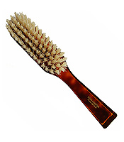Cepillo  de concha con las cerdas naturales