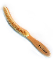Cepillo de sombrero y recogemigas de cerdas naturales